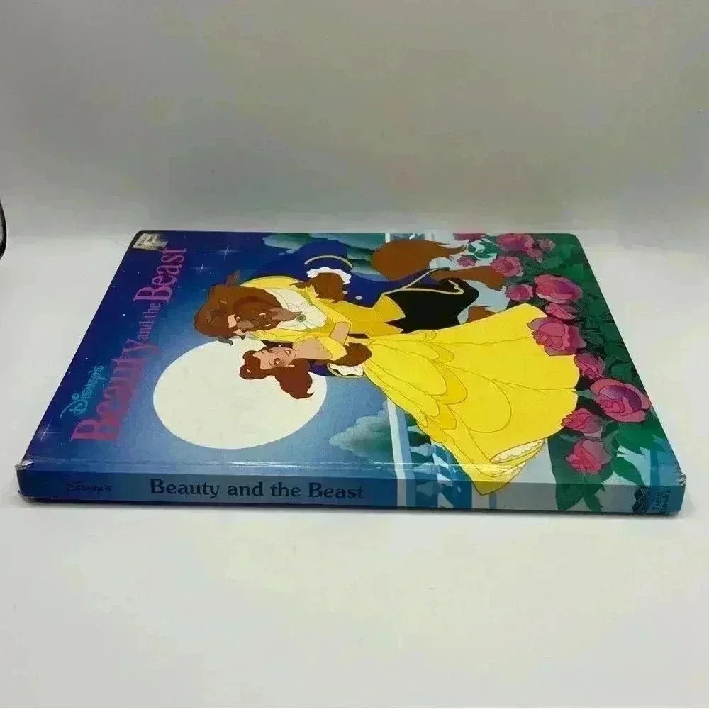 Disney Beauty And The Beast Hardcover Book Princess Storybook Vintage 1991